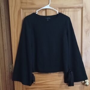 J. Crew Black Crew Neck Top